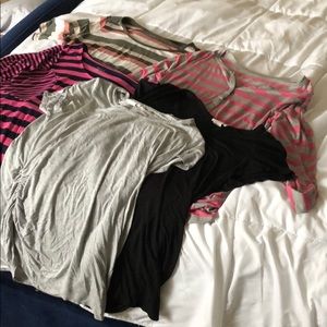 6 Maternity Shirts - Bundle